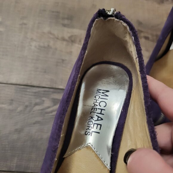 Michael Kors Parker Wedges size 4 - Picture 15 of 16